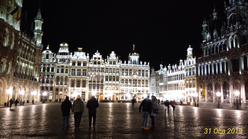 Brussels in the night